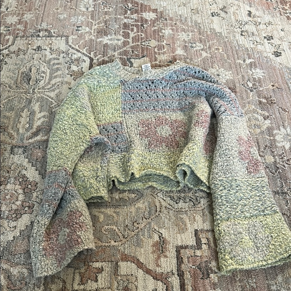 Patchwork Knit Sweater